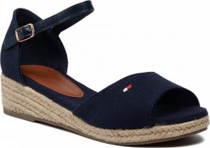 Tommy Hilfiger Rope Wedge Sandal T3A7-32185-0048 S