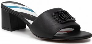 Tommy Hilfiger Th Leather Branding Heel Sandal FW0FW06477