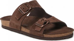 Tommy Hilfiger Cork Suede Buckle Sandal FM0FM04367