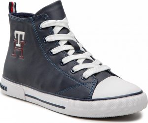 Tommy Hilfiger High Top Lace Up Sneaker T3X9-32452-1355 S