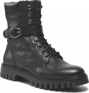 Tommy Hilfiger Buckle Lace Up Boot FW0FW06734