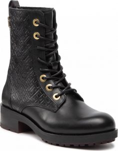 Tommy Hilfiger Th Monogram Biker Boot FW0FW06817