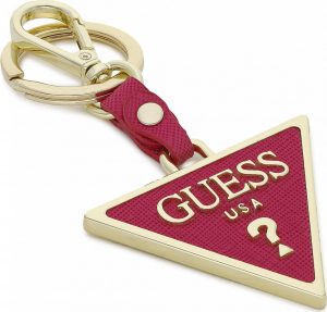 Guess Saffiano Triangle Keyring RW7421 P2201