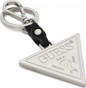 Guess Saffiano Triangle Keyring RW7422 P2201