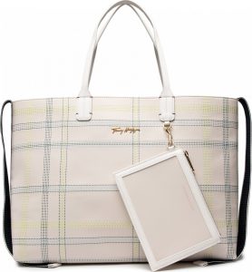 Tommy Hilfiger Iconic Tommy Tote Check AW0AW12311