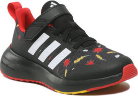 adidas adidas x Disney FortaRun 2.0 Mickey Cloudfoam Sport Running Elastic Lace Top Strap Shoes HP8997