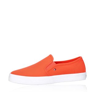 Tommy Hilfiger dámské slip-on tenisky – oranžové – 36