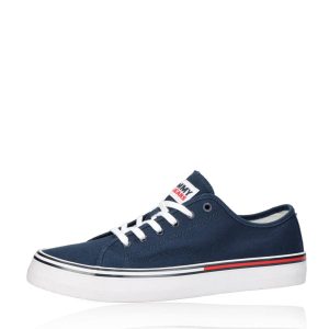 Tommy Hilfiger pánské stylové tenisky – tmavomodré – 40